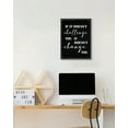 thumbnail image 5 of Inspirational 11x14in Black Framed Wall Art Men Motivational Quote Sayings Prints Office Home Decor Encouraging Positive Posters, 5 of 5