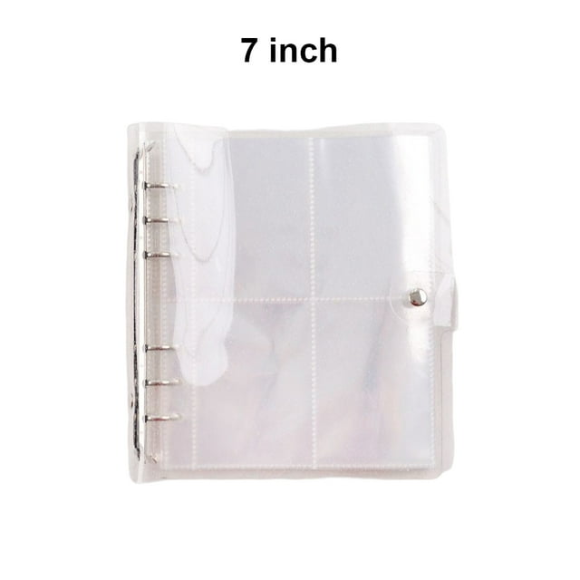 Photo Album DIY Baby Growth Wedding Family Memory Loose-leaf Flash Color Clear Cover Home Decor Large Capacity Book Display White 7inch