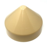Tan Cone Dock Piling Cap / Piling Cover from 8 Inch