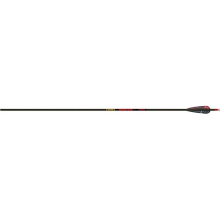 Gold Tip Hunter 500 Arrows with 4-Inch Feathers (1/2-Dozen) black