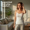 thumbnail image 5 of COUVER Women's Seamless Camisole Top White 1-Pack One Size, 5 of 6