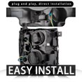 thumbnail image 4 of Conjunto de faros delanteros compatible con CONLLCON para Chevy Silverado 2500HD, 4 of 6