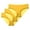 Yellow, variant on OWUUcdse Women's Seamless Panties, Stretchy Casual 3PC Low-rise Cheeky Underwear Beige Size M