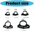 thumbnail image 3 of 5Piece Plastic Garden Tube Clips Compatibles With Multiple Drip Irrigation Pipe Size Double Gripping Hose Clamps, 3 of 8
