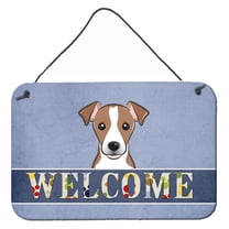Carolines Treasures BB1446DS812 Jack Russell Terrier Welcome Wall and Door Hanging Prints