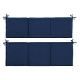 thumbnail image 6 of ARDEN Indoor / Outdoor Swing Cushion Set, 56 x 20, Water Repellent, Fade Resistant, Cushion Set for swing or bench Sapphire Blue Leala, 6 of 8