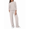 thumbnail image 1 of Conjuntos de Salón para Mujer, Conjuntos de 2 Piezas para Otoño, Pantalones Anchos, Conjuntos A Juego, Ropa de Mujer Albaricoque M, 1 of 8