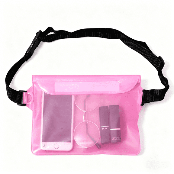 Prichor Waterproof Fanny Pack for Women, Floating Dry Bag with Waterproof Phone/Passport Pouch, Beach Cruise Water Park Boating Diving Travel Accessory