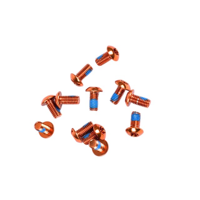 Sonducket 12 Uds. De tornillos de Rotor de freno de bicicleta, tornillos M5 de aleación de acero, piezas de reparación, suministros para Type3 NO3