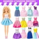 thumbnail image 3 of Style Shine 52 Pcs Doll Clothes and Accessories,2 Wedding Gowns 6 Fashion Dresses 2 Set Casual Outfits Top and Pant 2 Swimsuit,20 Hanger 10 Shoe 10 Accessories Toys for Girls Kids Birthday Gift, 3 of 5
