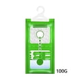 thumbnail image 5 of JJKBVCLO Sac de Déshumidification Suspendable Anti-Dessiccant et Sac pour Garde-Robe Intérieure Salon Cuisine Déshumidification et Absorption (Vert), 5 of 5