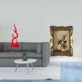 thumbnail image 2 of Figura Abstracta De Llama De Resina, Escultura Moderna, Artesanía Para Oficina, Estantería, Adorno Decorativo Vintage Para Mesa, Decoración De Bodas., 2 of 8