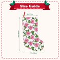 thumbnail image 3 of Fuzoiu Rose Flowers Print 18 inches Christmas Stockings, Personalized Christmas Stockings,for Family Decorations Hanging Ornament for Xmas Holiday Party, 3 of 7