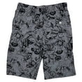 thumbnail image 2 of Ecko Unltd Men's Vertical Logo Print Activewear Shorts (Small, Grey Marled Floral), 2 of 3
