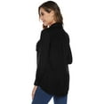thumbnail image 2 of Uniexcosm Women's Chiffon Blouse V Neck Long Sleeve Shirts Tops, 2 of 10