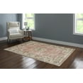 thumbnail image 4 of Linon Home Décor Washable Blanton Area Rug or Runner Collection, Pink and Ivory, 5' x 7', 4 of 12
