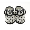 thumbnail image 2 of Newborn Baby Shoes for Infant Girl Anti-slip and Dirt-resistant Rubber Sole Cotton Paw Print Booties Flats Toddler with Magic Tape, 2 of 5