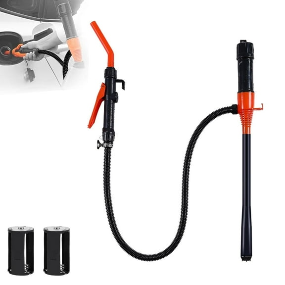 Wbeng Portable Power Battery Pump, Upgrade Portable Fuel Transfer Pump Battery Operated Electric Siphon 2.4G Gallons for Fuel Diesel Water Transfer