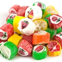 Christmas Cut Rock Hard Candy | Seasonal Bulk Unwrapped Retro Candy | 5
