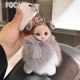 thumbnail image 2 of cpengpj Bunny Plush Keychains, Exquisite and Cute Stuffed Rabbit Keyring for Easter Gift Making Life More Interesting, 2 of 8