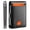 Black, variant on Slim Wallet for Men, Genuine Leather RFID Blocking with Money Clip, 4x3x0.6 in, Daily Carry & Travel, Gift for Him, Carbon Black&Orange