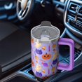 thumbnail image 5 of 30 Oz Halloween Tumbler with Handle and Straw, Skeleton Cat Travel Tumbler Insulated Cup, Spooky Halloween Gifts for Women Adults Teenagers, 5 of 5