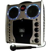 Portable CD+G Karaoke System with Disco Lights