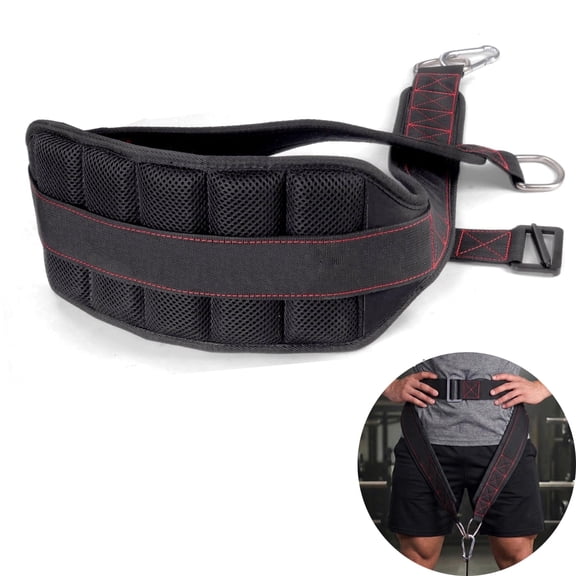Strength Training Dip Belt – Padded Waist Support for Pull‑Ups, Squats & Heavy Lifting