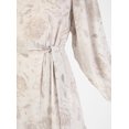 thumbnail image 5 of Beige - Mink - Floral - Crew neck - Fully Lined - Modest Dress - Refka, 5 of 5