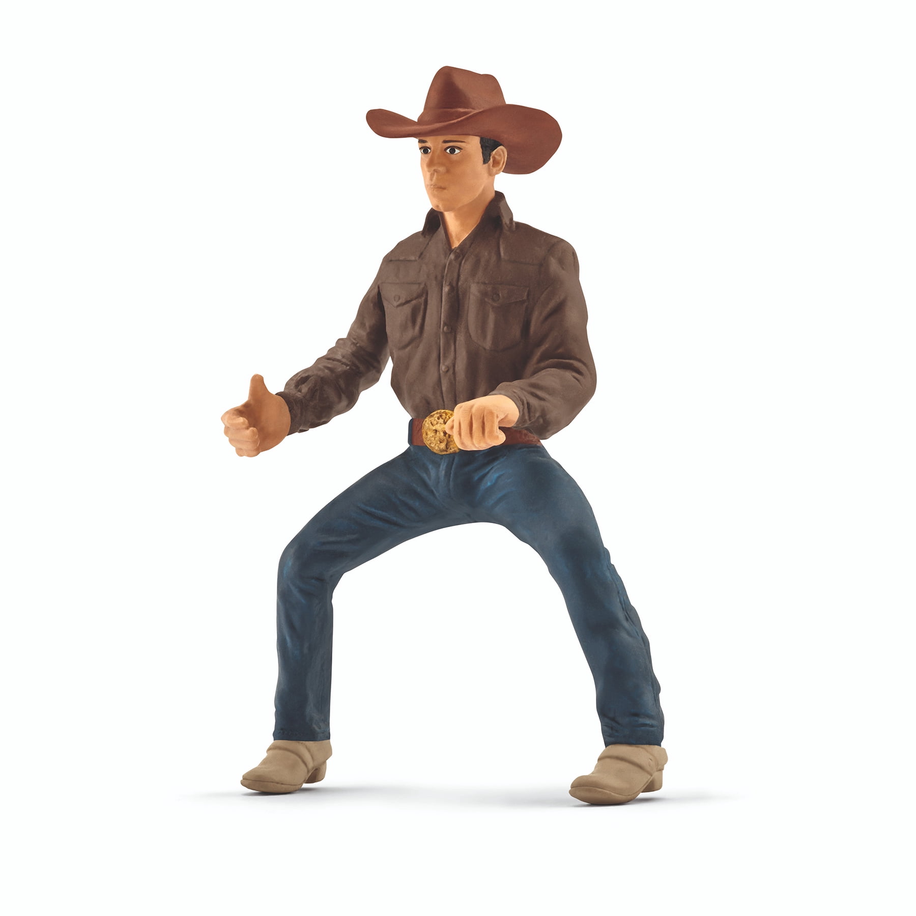 schleich team roping with cowboy