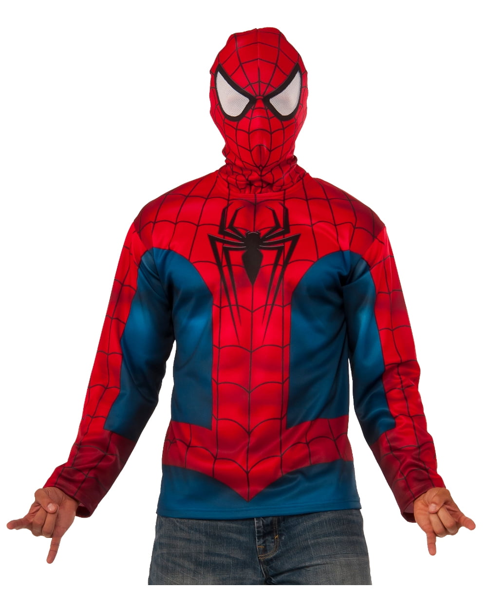 spiderman long sleeve mens