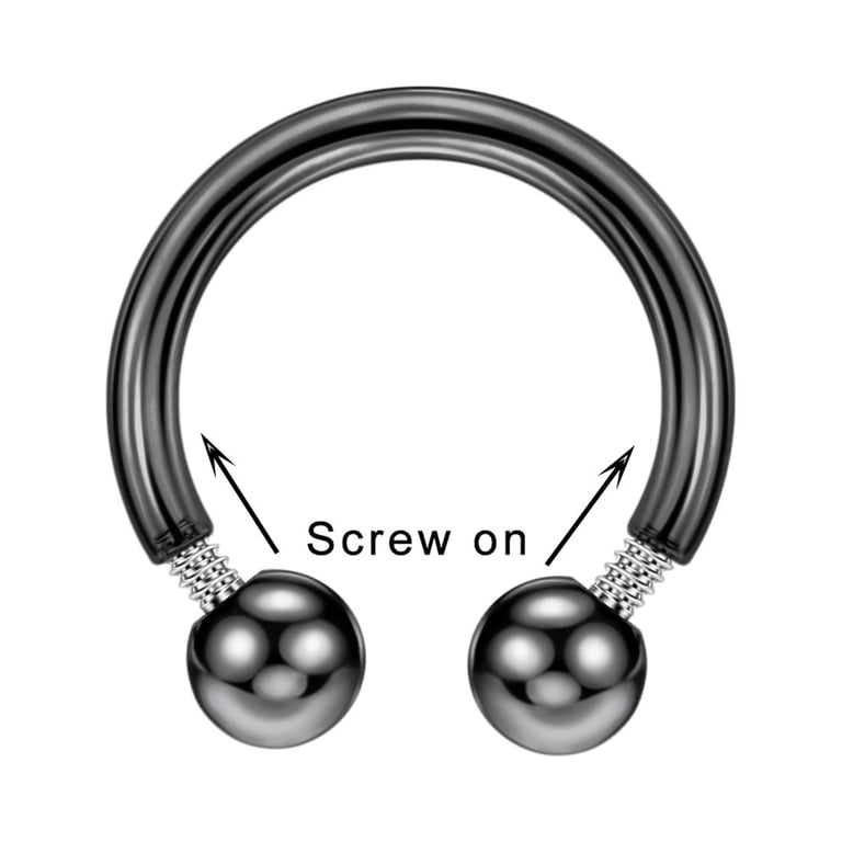 PVD Plated - Circular Barbells | Horseshoes