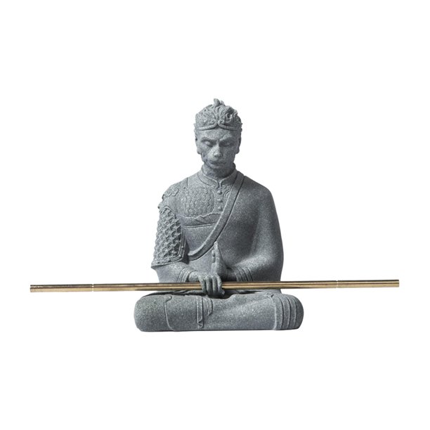 Estatua Sun Wukong, colección de esculturas, regalo, artesanía, adorno, figurita para paisajismo, jardín, interior, exterior, oficina Verde