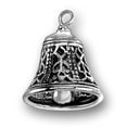 thumbnail image 1 of Sterling Silver 24" 1mm 3D Sounding Moveable Clapper Filigree Bell Instrument Pendant Necklace, 1 of 2
