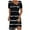 Black, variant on yillto Womens Striped Dress V Neck Buttons Short Sleeve Summer Causal Business Midi Dresses for Work Office