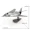 TK01-25, variant on 3D Metal Puzzle UFO Model, DIY Handmade Spacecraft Assembly Kit for Space Enthusiasts, Collectible Decor & Leisure Project