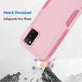 thumbnail image 5 of TakFox For Samsung Galaxy A03S Case,Full Body Heavy Duty Shockproof Hybrid Dual Layer Rubber Drop Protection Soft Bumper Rugged Protective Cover Case,Pink, 5 of 7