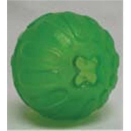 UPC: 0873199000249 | StarMark Everlasting Fun Ball LARGE 4 Treat Dispensing Chew Ball Rubber Dog Toy