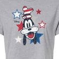 thumbnail image 3 of Disney - Americana - Americana Goofy  - Juniors Cropped Cotton Blend T-Shirt, 3 of 5