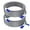 2 Pack, variant on Cat 6 Ethernet Cable 25 ft, Braided Network Cable Cat6 with RJ45 connectors, Gigabit LAN Cable 1000 Mbps High-Speed Internet, White