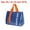 Dark Blue Orange, variant on Uxcell Portable PU Waterproof Insulated Lunch Tote Bag for Office Picnic Outdoor, Dark Blue Orange