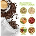 thumbnail image 6 of 50 Packs Mylar Bags for Food Storage 1 Quart(7"x 10") Reusable Mylar Bags 400cc Thick 5.5 Mil,Heat Sealable Mylar Bags for Food Storage Zipper Pouches, 6 of 7