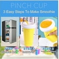 thumbnail image 4 of Slushie Maker Cup Quick Freeze Magic Squeeze Cup Milkshake Cup Ice Cream Maker Blue- kaili Sencillez, 4 of 5