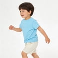 thumbnail image 2 of GiLiling Toddler T Shirts Cotton Summer Basic T Shirts Boys Girls Tee Undershirt Short Sleeve Crew Neck Shirt (Light Blue, 2-3 Years), 2 of 5