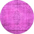 thumbnail image 1 of Ahgly Company Indoor Round Persian Pink Traditional Area Rugs, 6' Round, 1 of 4