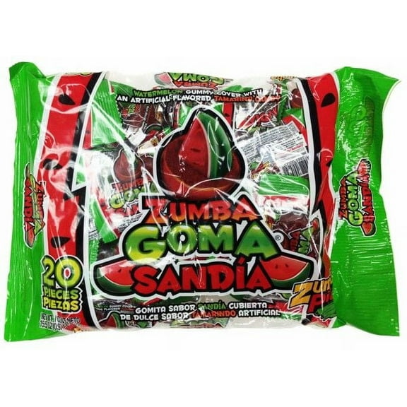Zumba Pica Goma Sandia Peg Bag 6 ct - Case - 20 Units