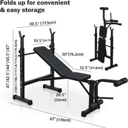 Weider Pro 395 Multi Purpose Olympic Bench with 300 lb. Weight Capacity and Professional Exercise Chart Walmart
