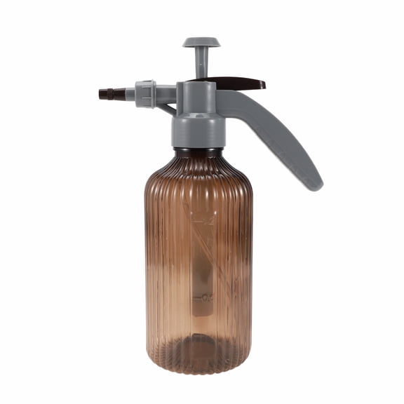 Pulverizador de bomba Unique Bargains para jardín exterior, jardinería en interiores y exteriores, limpieza del hogar, plástico duradero 1.2L 1 pc marrón