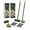 2PCS, variant on 3-in-1 Versatile Weed Brush Combo Set Long Handle Deck Floor Scrub Brush with Steel Wire Brushes