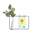 thumbnail image 1 of Soleado. Jarrones colgantes de vidrio transparente Decoración Botella, 1 of 4